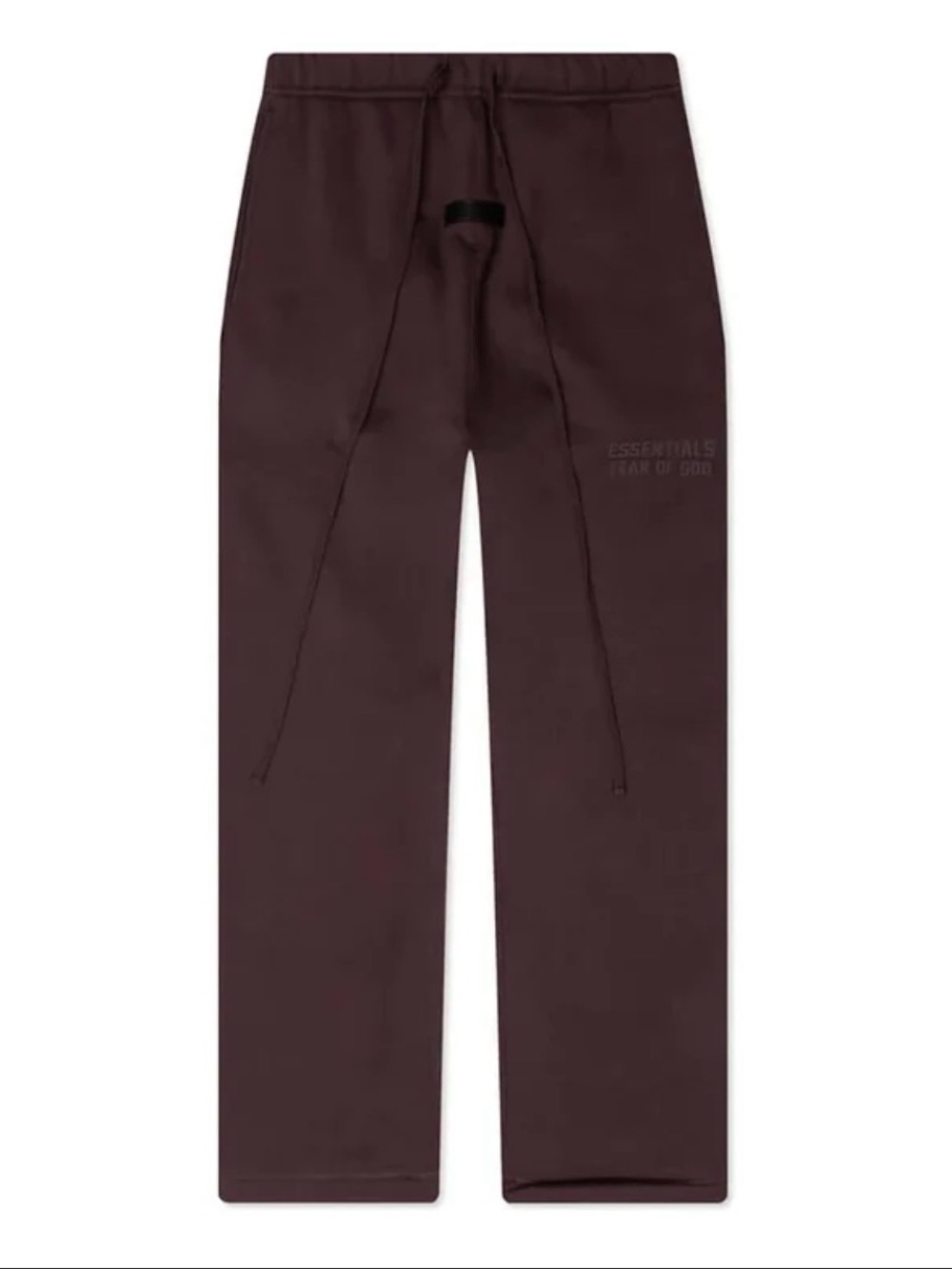 NWT Essentials Fear of God Relaxed Straight Leg Plum Brown Sweatpants Men’s Smal